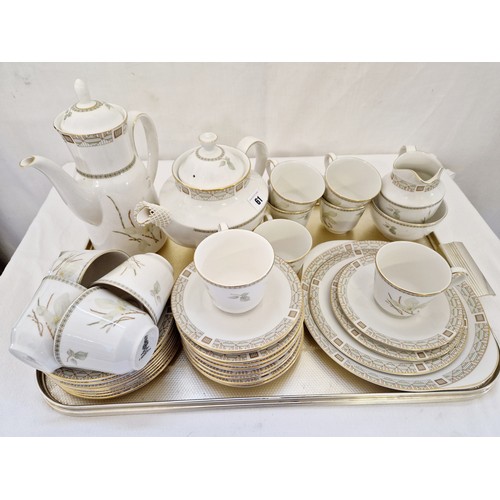 61 - Qty of Royal Doulton White Nile teaware