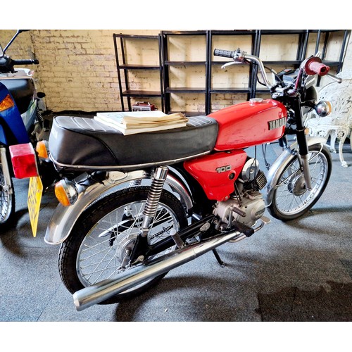 282 - Yamaha 100 motorcycle 1983 Reg: SOL 259Y for restoration or repair