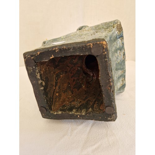 51 - Glazed terracotta bust of a Greek philosopher