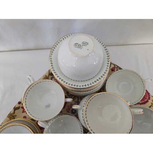 43 - Collection of tea, coffee and commemorative ware incl. 5 Richard Ginori coffee cans and 5 saucers (s... 