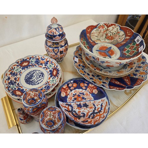 55 - Qty of Imari ware incl. Mason's ironstone