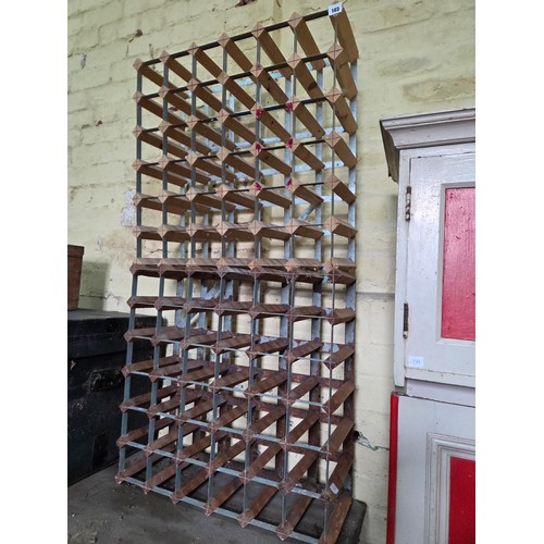 145 - Two 36-slot wine racks