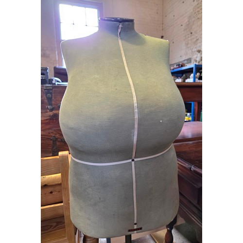 157 - Vintage Singer dressmaker's mannequin on stand