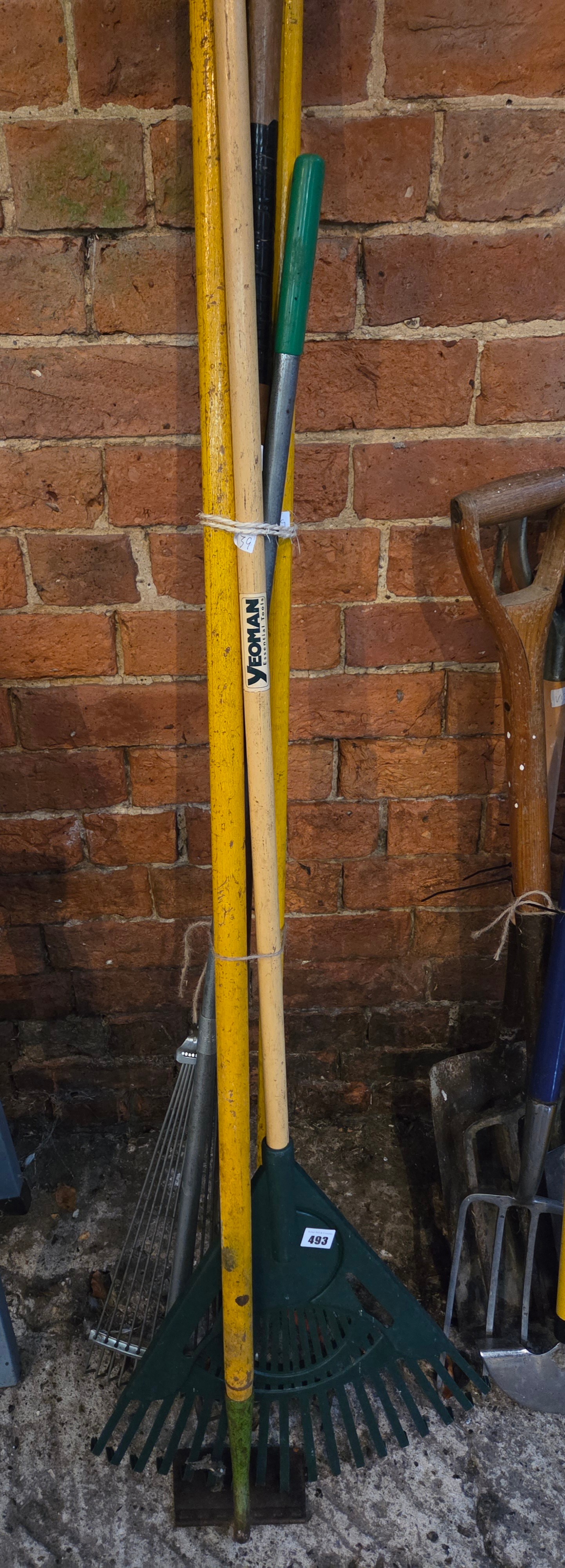 Scarifying rakes and garden tools