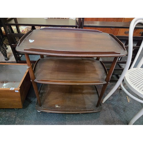 Vintage Ercol 3-tier tea trolley