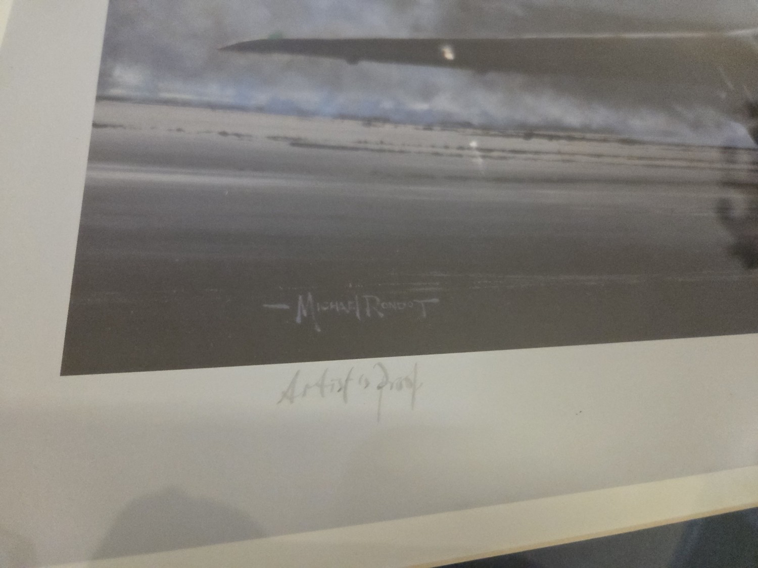 Michael Rondot signed artists proof print 'Vulcan Farewell'