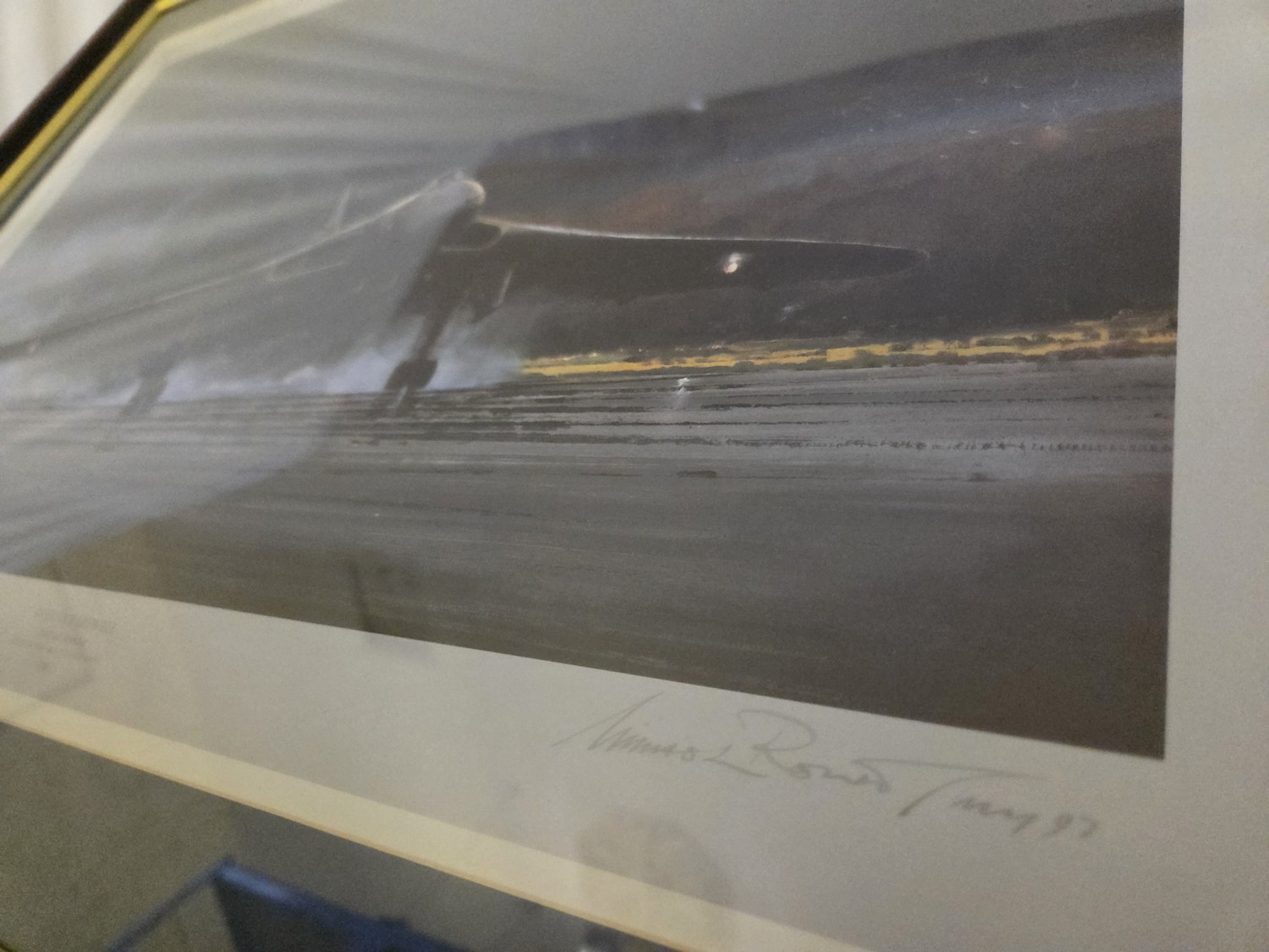 Michael Rondot signed artists proof print 'Vulcan Farewell'