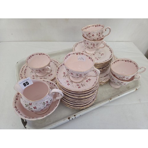 85 - Qty of Tuscan Charmaine teaware