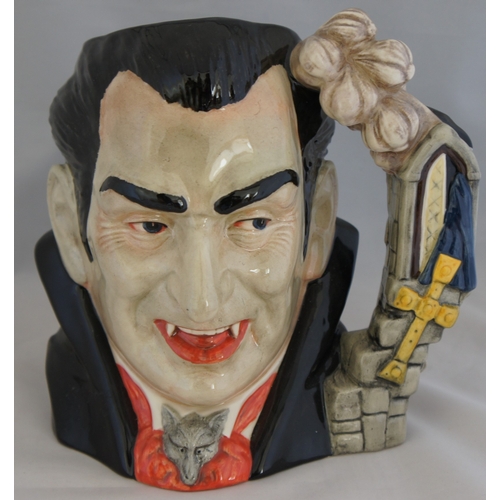 10 - A Royal Doulton character jug 'Count Dracula', modelled by David B.Biggs and numbered D 7053 18 cm. ... 