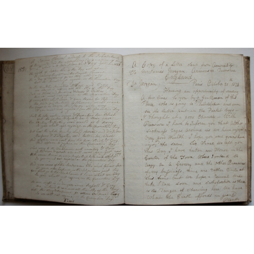 133 - Hand written diary - Guernsey families that emigrated to America circa 1817, hand written letters, p... 