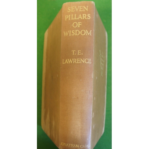 174 - T.E.Lawrence, Seven Pillars of Wisdom, with pasted in Memorial leaflet, Third impression, 1935.