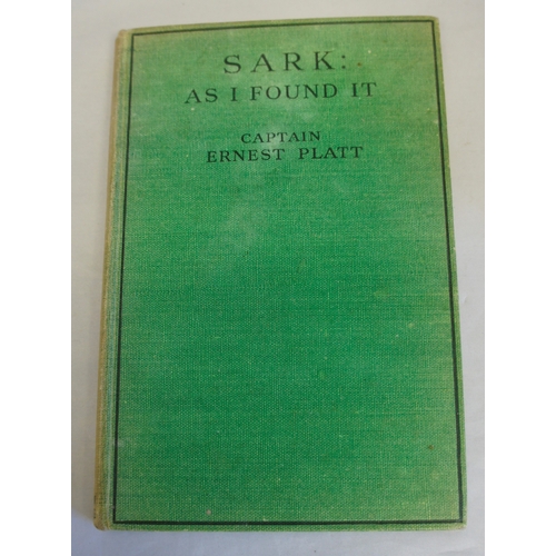 185 - Sark as I Found It by Captain Ernest Platt.