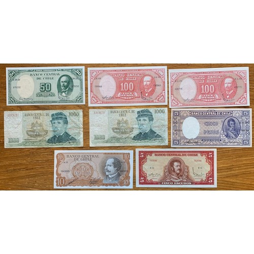 11 - World banknotes, Ecuador, Bolivia, Uruguay, Peru, Paraguay and Chile (34).