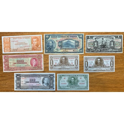 11 - World banknotes, Ecuador, Bolivia, Uruguay, Peru, Paraguay and Chile (34).