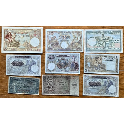 39 - World banknotes, Croatia and Yugoslavia (21).