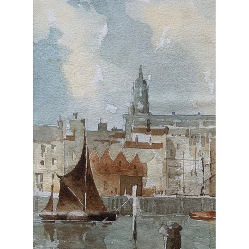 144 - G.F.Woolnorth (20th century), St Pauls, London, watercolour, signed, 17 x 24 cm.