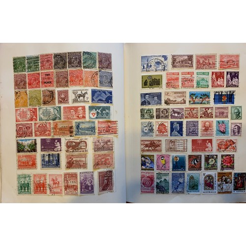 155 - A large Senator Stamp album, containing many pages of British, Commonwealth, Channel Islands and wor... 