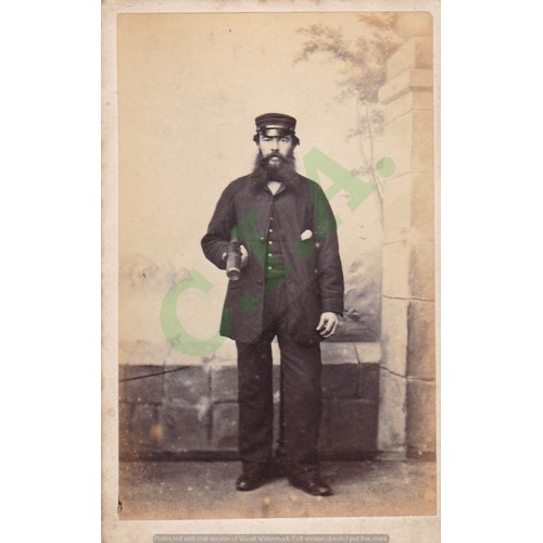 167 - Carte De Visite photograph, Sea Captain by  S.J.Hutchinson, 17 George Road, Guernsey.