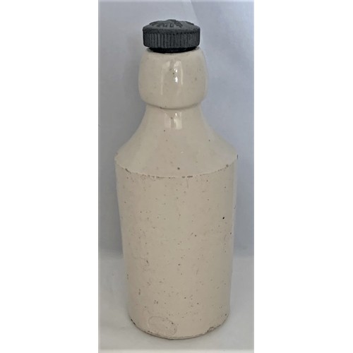 8 - Stoneware bottle, with black transfer, The Guernsey Brewery Co. Ld. Sunbeam Brand, with original scr... 