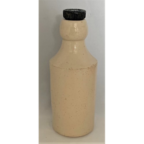 14 - Stoneware bottle, with black transfer, Guernsey Aerated Water Compy. Old Fashioned Brewed Ginger Bee... 