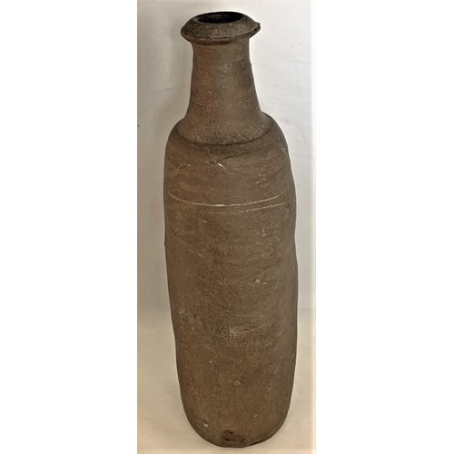 30 - A stoneware bottle from Normandy, France, 29 cm high.
