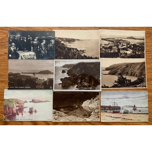 143 - Nine various Channel Islands postcards.