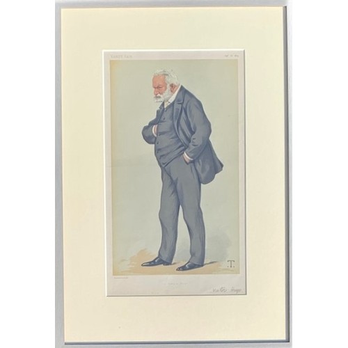 193 - Victor Hugo, A French Poet, an original Vanity Fair Magazine colour lithograph, dated Sept. 20th 187... 