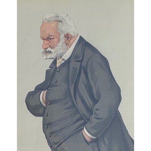 193 - Victor Hugo, A French Poet, an original Vanity Fair Magazine colour lithograph, dated Sept. 20th 187... 