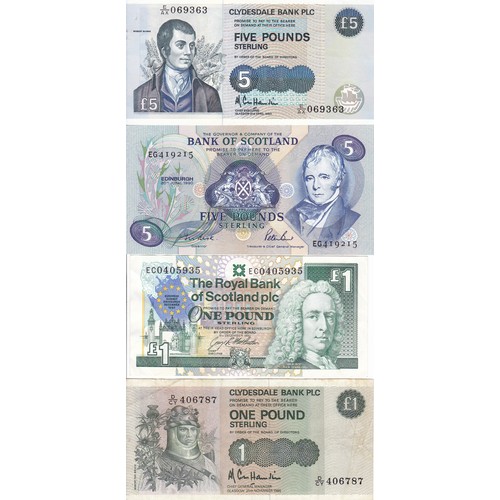 6 - Seven Scottish banknotes (7).