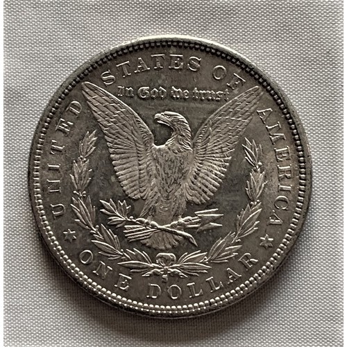 84 - United States of America, Morgan Silver Dollar dated 1881, mintmark S.