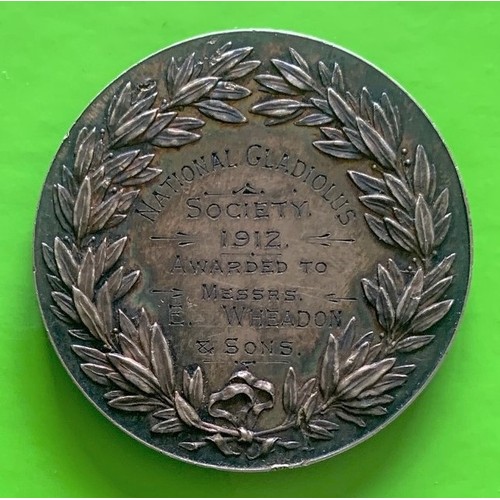 85 - White metal medallion by Pinches, for The Royal Horticultural Society, Affiliated Societies, Nationa... 