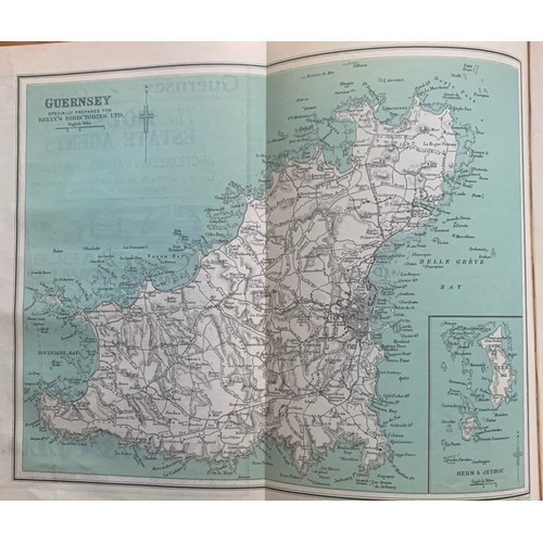 142 - Kelly's Directory of the Channel Islands 1927, Jersey, Guernsey & Alderney, with fold-out maps, adve... 