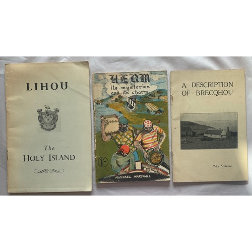 174 - Eight various Guernsey related guides and books, including Lihou Island, Herm, A Description of Brec... 