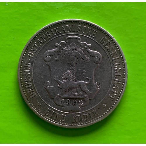 17 - German East Africa, 1 Rupie dated 1902.