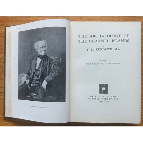 42 - T.D.Kendrick, The Archaeology of the Channel Islands,Vol I, The Bailiwick of Guernsey.