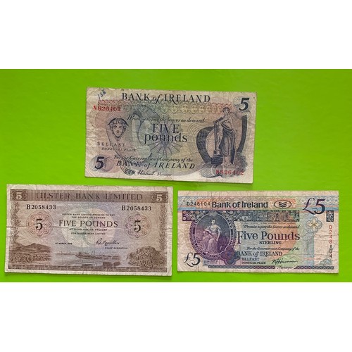 87 - Seven Banknotes Scotland (4) Ireland (3).