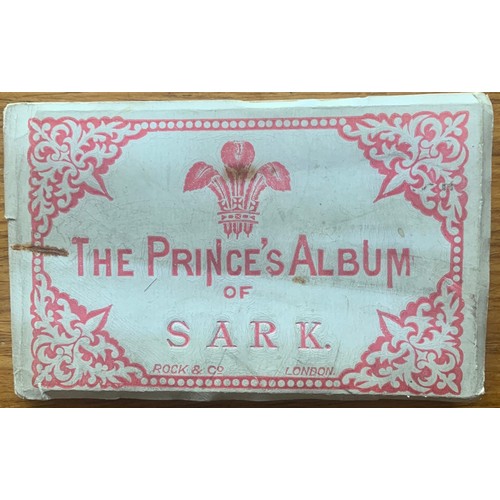 6 - The Prince's Album of Sark, by Rock & Company, London, published 1866, a small pocket size album con... 