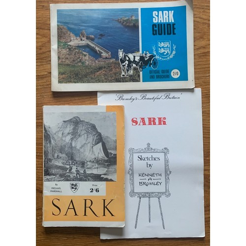 58 - Illustrated Press Guide to the Caves and Cliffs of Sark 1937, plus 5 others (6).