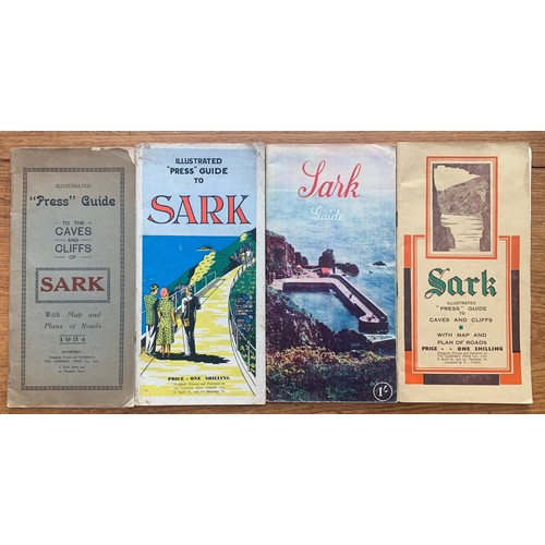 92 - A collection of Sark  Guides and Pamphlets , some a/f (8).