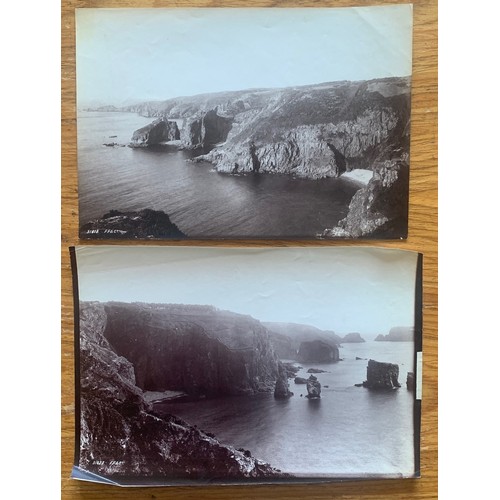 121 - Four Sark photographs by F.Frith & Co. harbour, coastal and inland views (4), approx 14 x 20 cm.