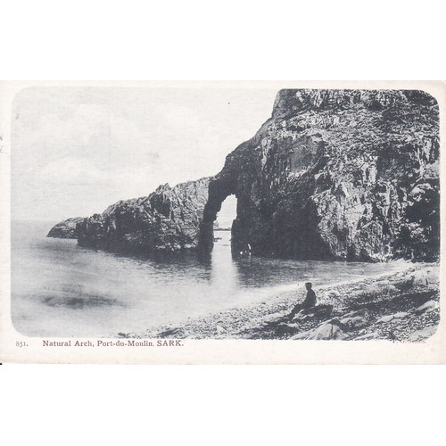 155 - Two P.Godfrey series postcards - Le Pot Little Sark & Natural Arch Port-du-Moulin Sark (2).