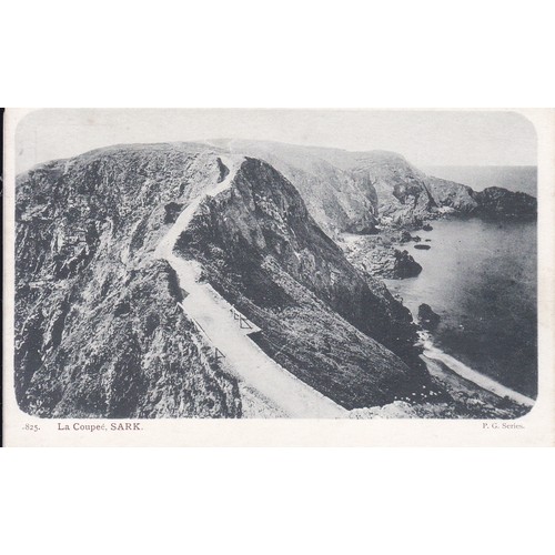 156 - Two P.Godfrey series postcards - Creux du Derrible Sark & La Coupee Sark circa 1908 (2).