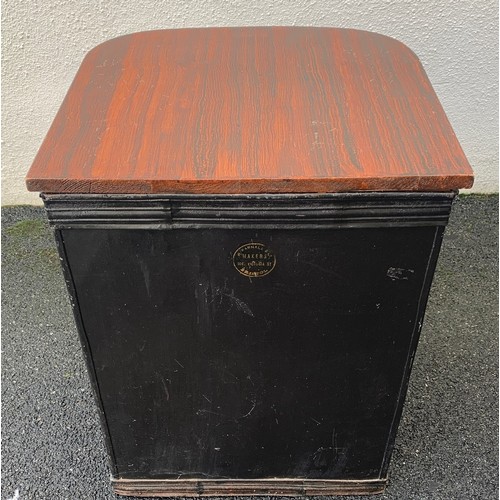 45 - Victorian Toleware shop window display tea storage container, by W.Parnall & Co. Makers 106 Victoria... 