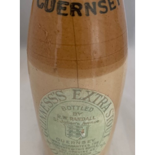 28 - Ginger Beer bottle, The Guernsey Brewery Co Ld. Sunbeam Brand, together with two others of Guernsey ... 