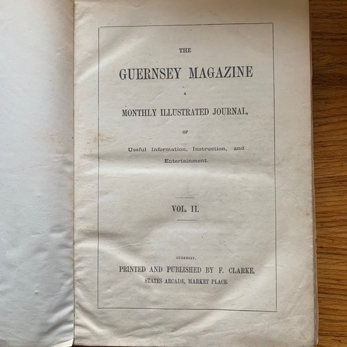 176 - The Guernsey Magazine 1874, with Sark Article