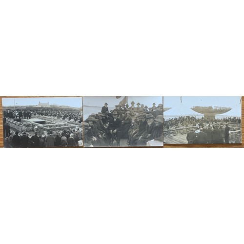 214 - Nine postcards, The Laying of the Sark Methodist Church Foundation Stone, 9th May 1925 (9).