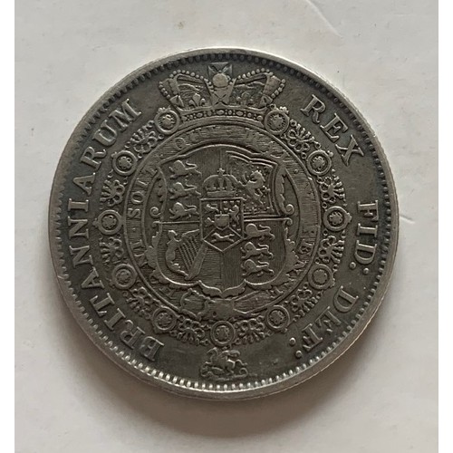 243 - George III Half Crown dated 1817, circulated.