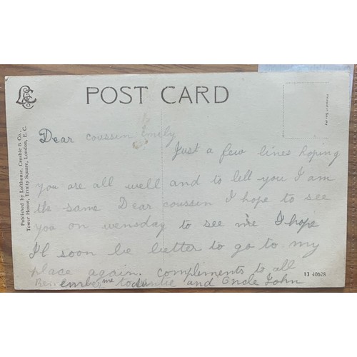 297 - Printed postcard, Nicholas Carey Ward, Victoria College Hospital, Guernsey.