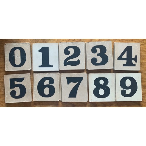 6 - A Gothic style oak church Hymn Board, complete with the numbers in a fitted storage box, 72 x 50cm.