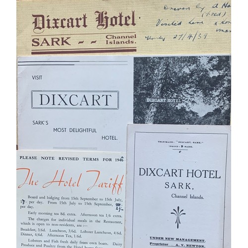 68 - Dixcart Hotel, Sark, pamphlets and tariffs (4).